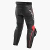 Dainese DELTA 3 sportovní kožené kalhoty černé/fluo-červené vel.56